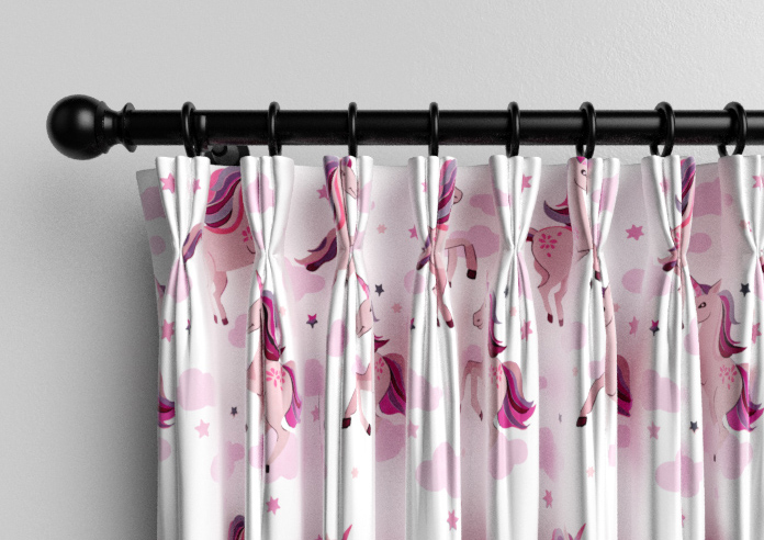 Unicorn Magic, Pink - Made to Measure Curtains - Image 11